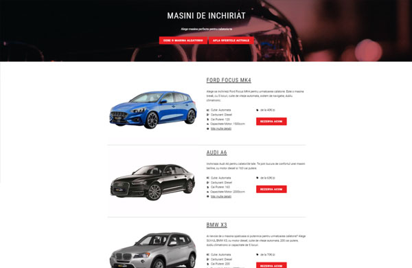 Masini de inchiriat Cluj Win & Win Car Rental